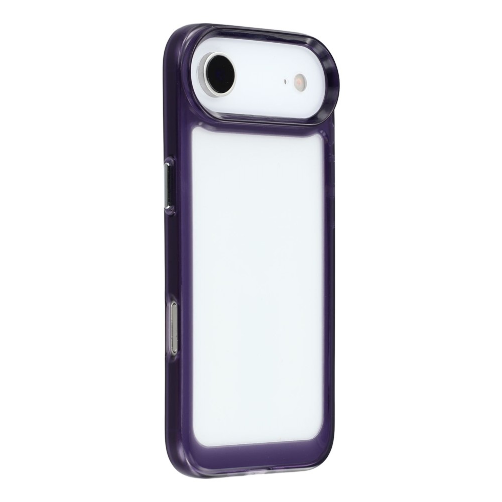 Gél tok fix hátlappal iPhone 17 Air készülékhez - lila