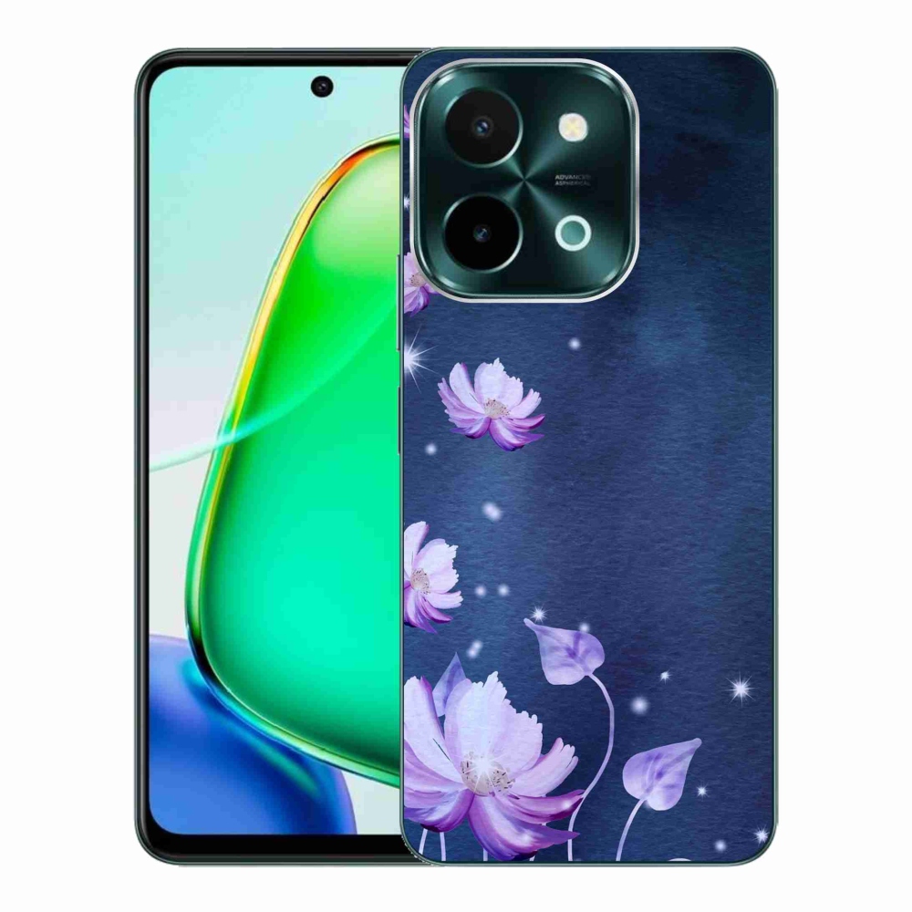 Gél tok mmCase a Vivo Y28-hoz - hulló virágok