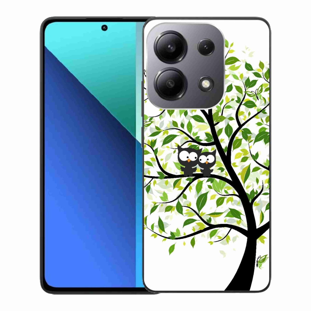 Gél borító mmCase a Xiaomi Redmi Note 13-hoz - baglyok a fán