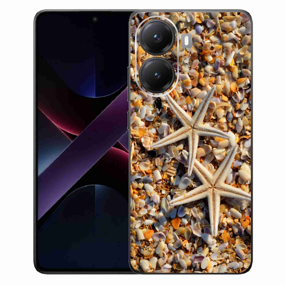 Gél borítás mmCase a Xiaomi Poco X7 Pro 5G számára - tengeri csillag