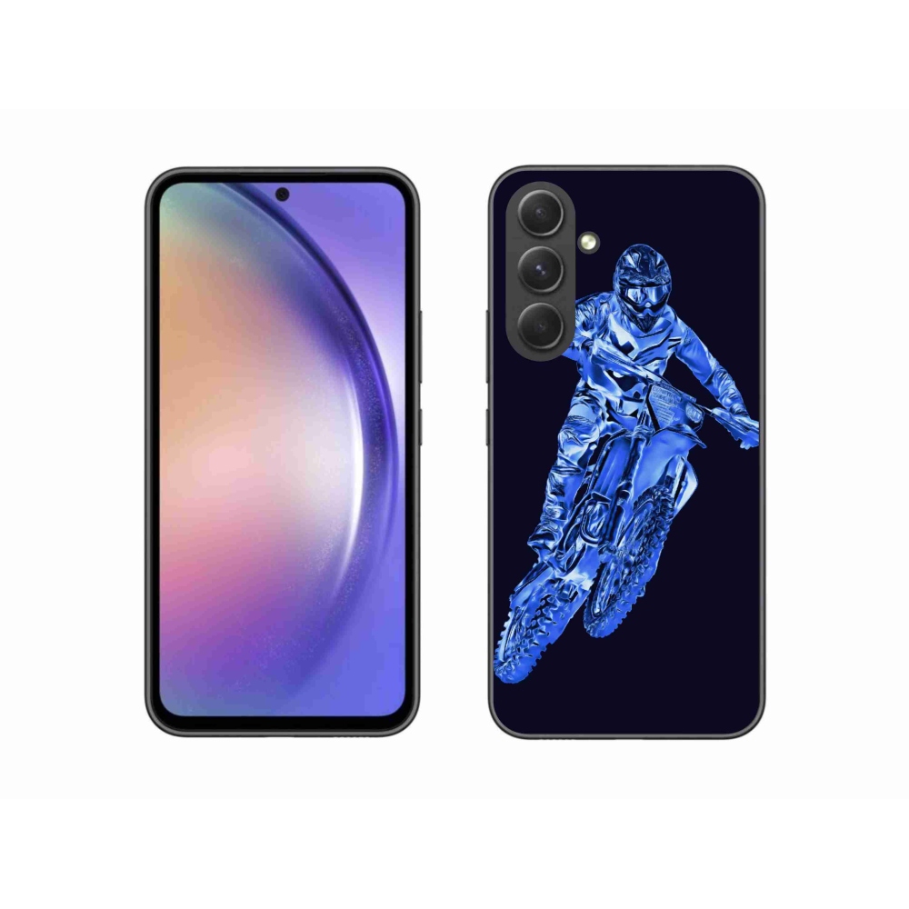 Zselés borítás mmCase Samsung Galaxy A54 5G - motocross 1
