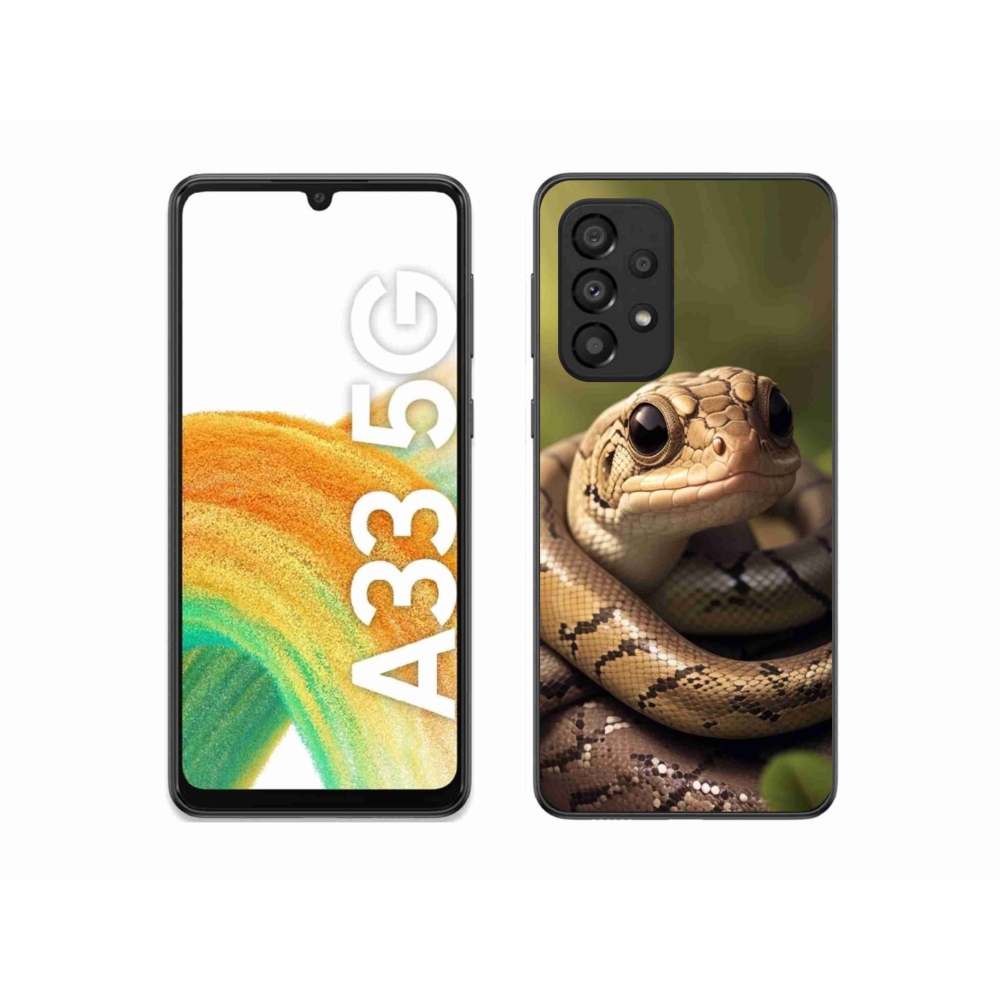 Gél védőburkolat mmCase Samsung Galaxy A33 5G - kígyó 1
