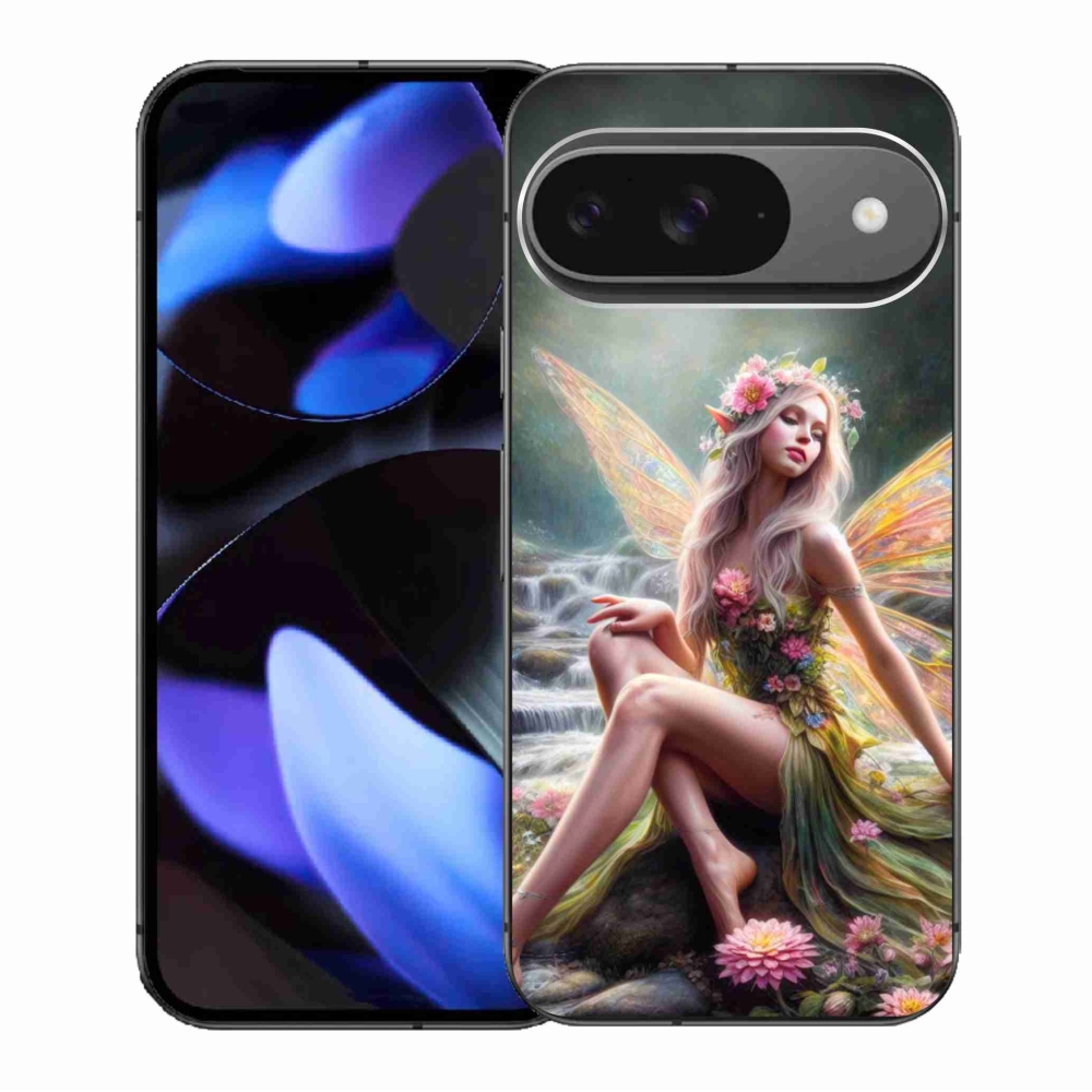 Gél borítás mmCase a Google Pixel 9/9 Pro - pillangó nő 1