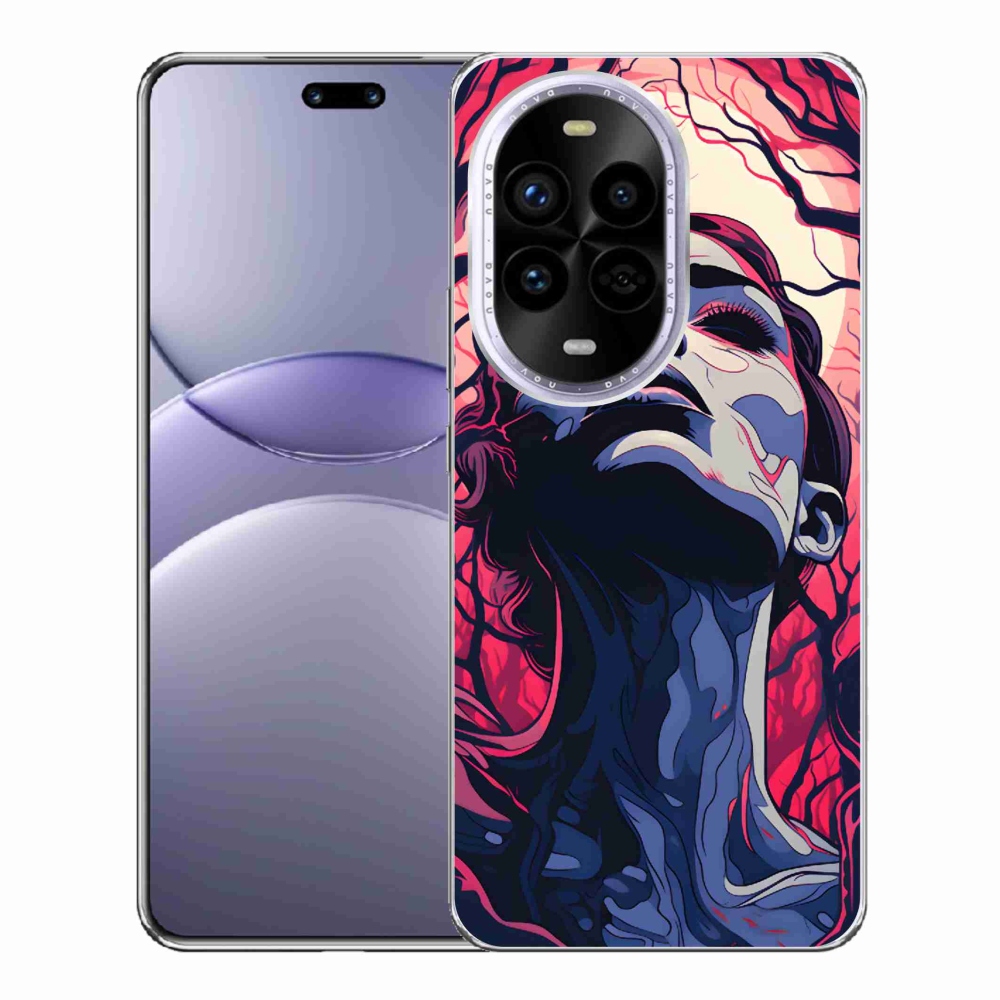 Gél borító mmCase a Huawei Nova 13 Pro 5G-n - absztrakt arc