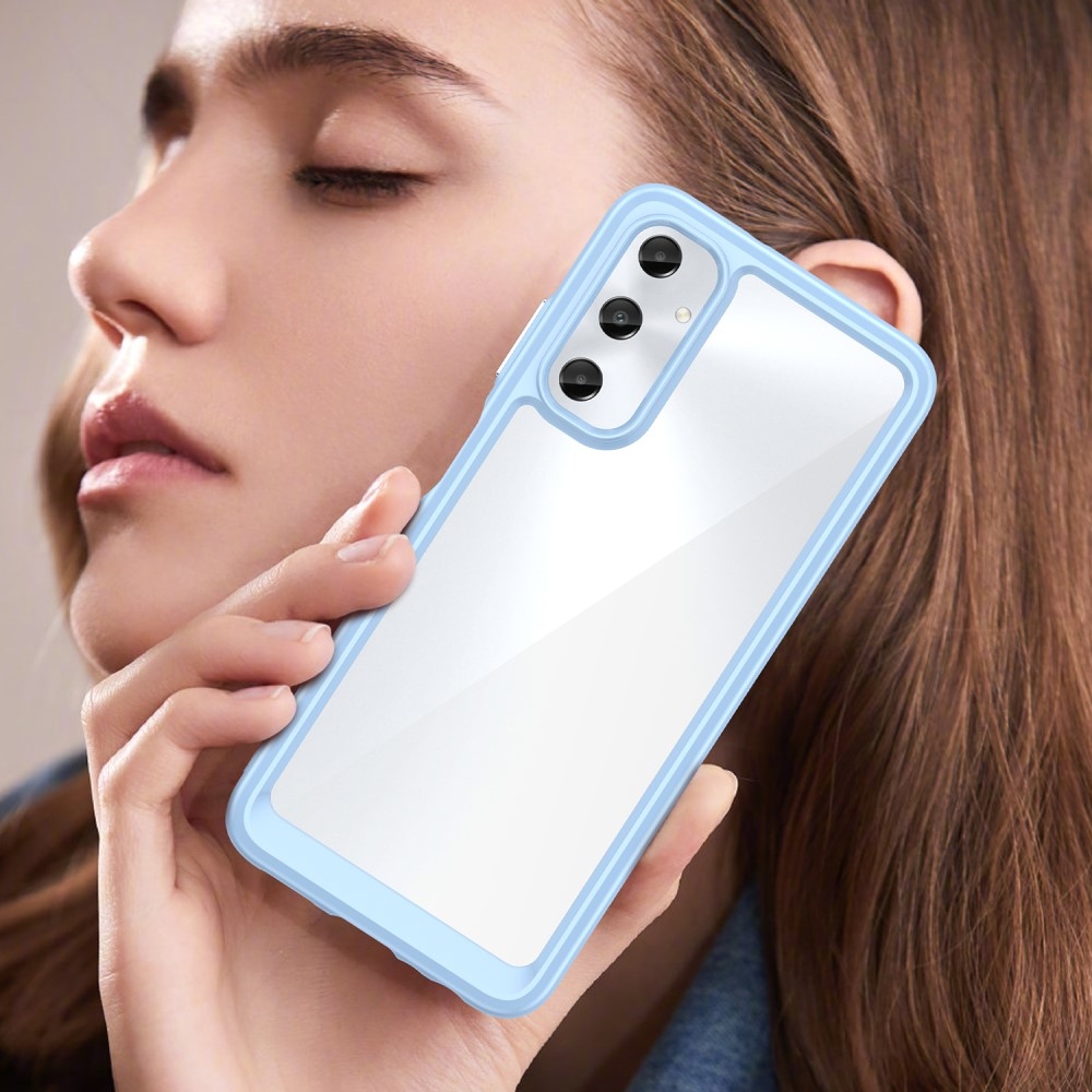 Gél tok kemény hátlappal Samsung Galaxy A05s készülékhez - kék