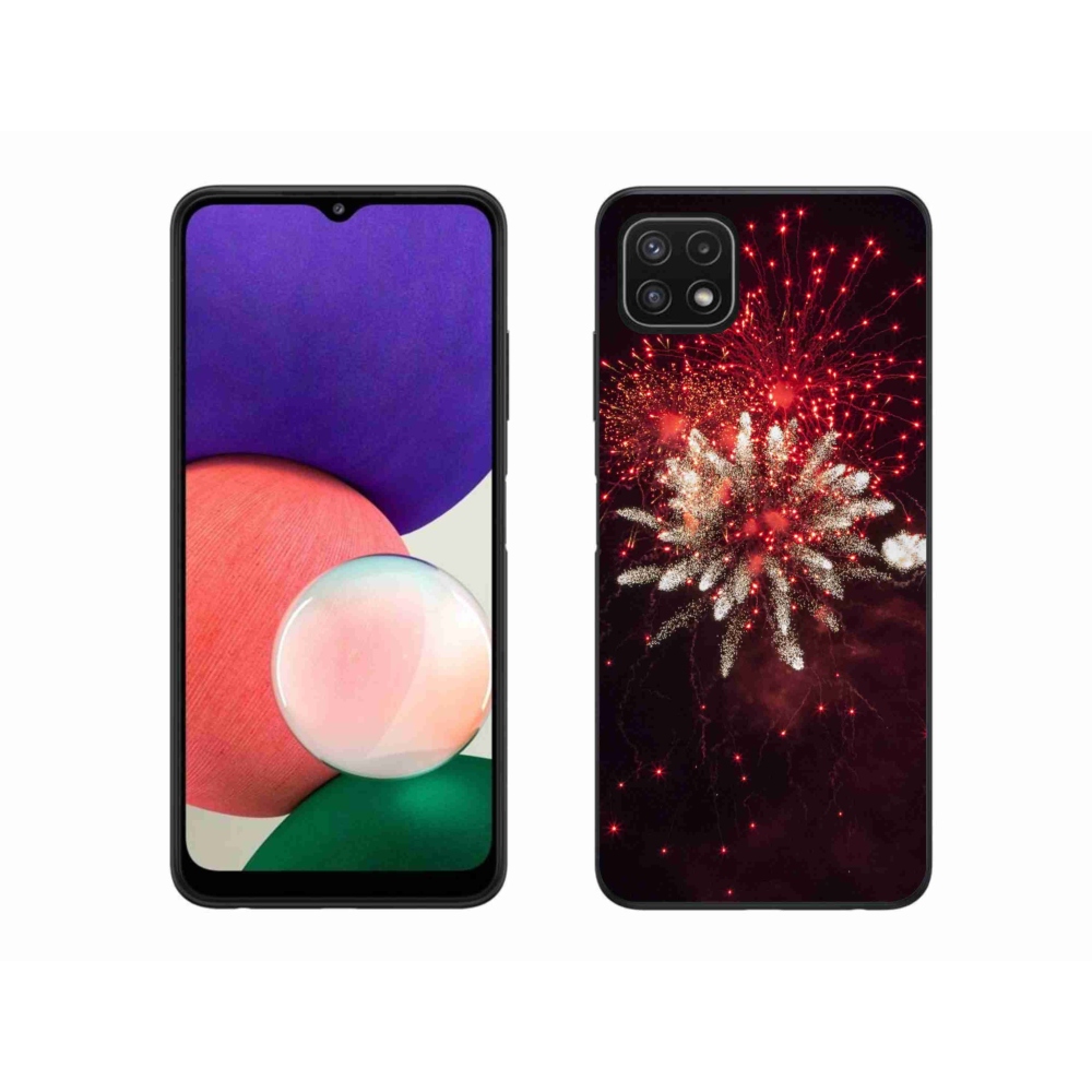 Gél borítás mmCase Samsung Galaxy A22 5G - tűzijáték