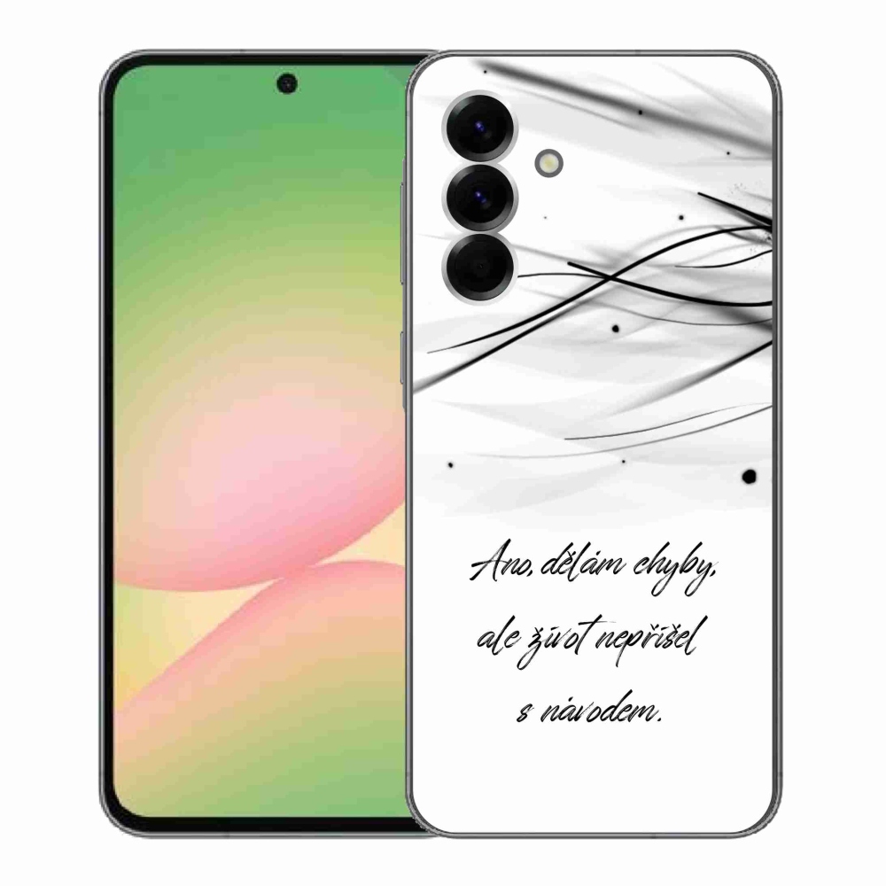 Gél borító mmCase Samsung Galaxy A56 5G - idézem fehér háttérrel