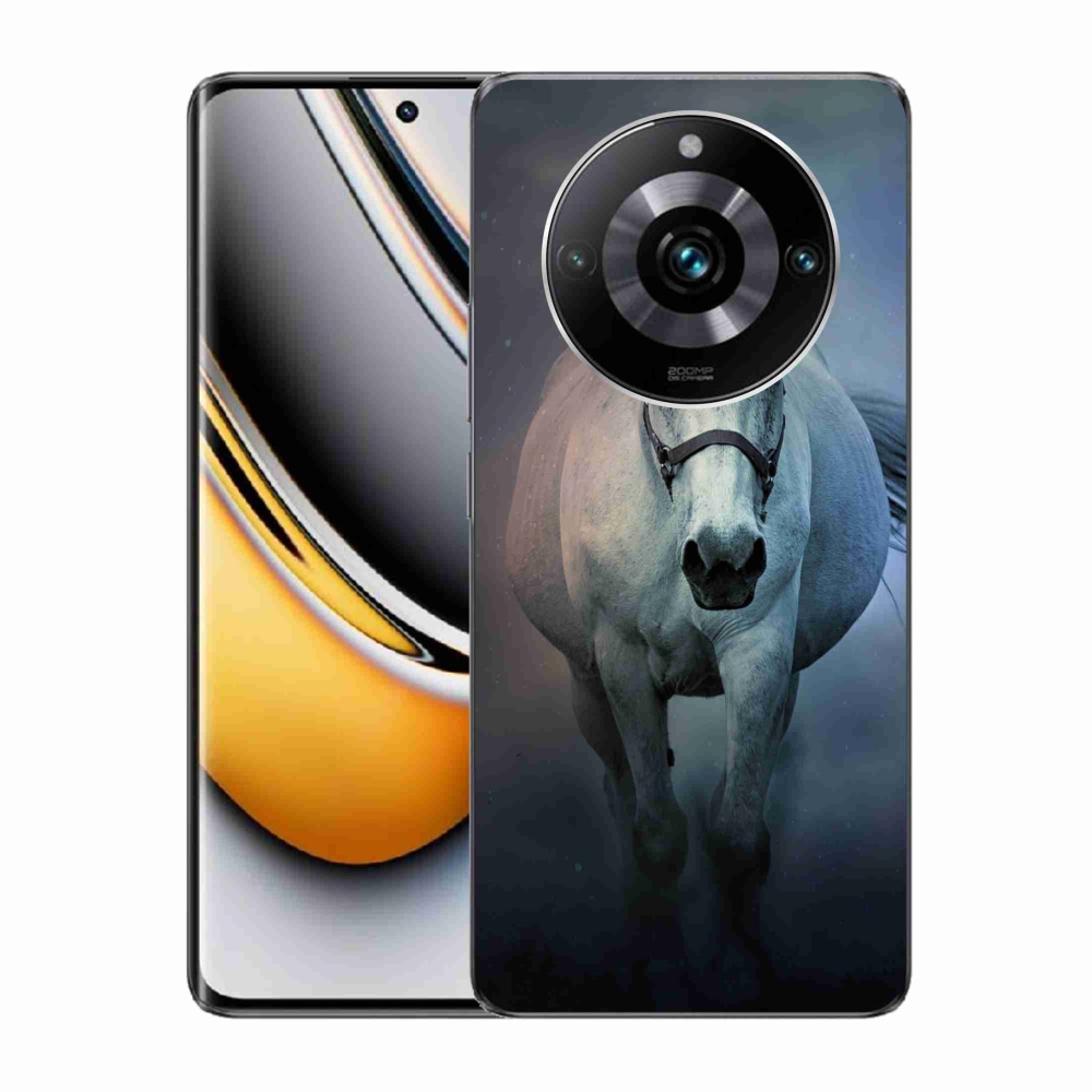 Gél tok mmCase a Realme 11 Pro/11 Pro+ készülékhez - futó fehér ló
