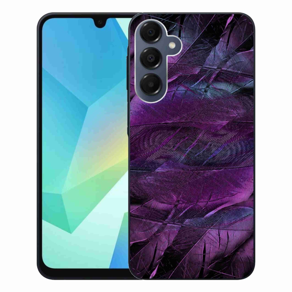 Gél védőhuzat mmCase Samsung Galaxy A16 4G/5G - lila tollakhoz