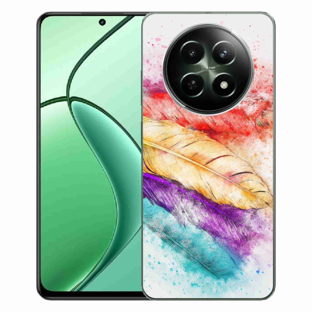 Zselés borítás mmCase a Realme 12 5G/12x 5G készülékhez - színes toll