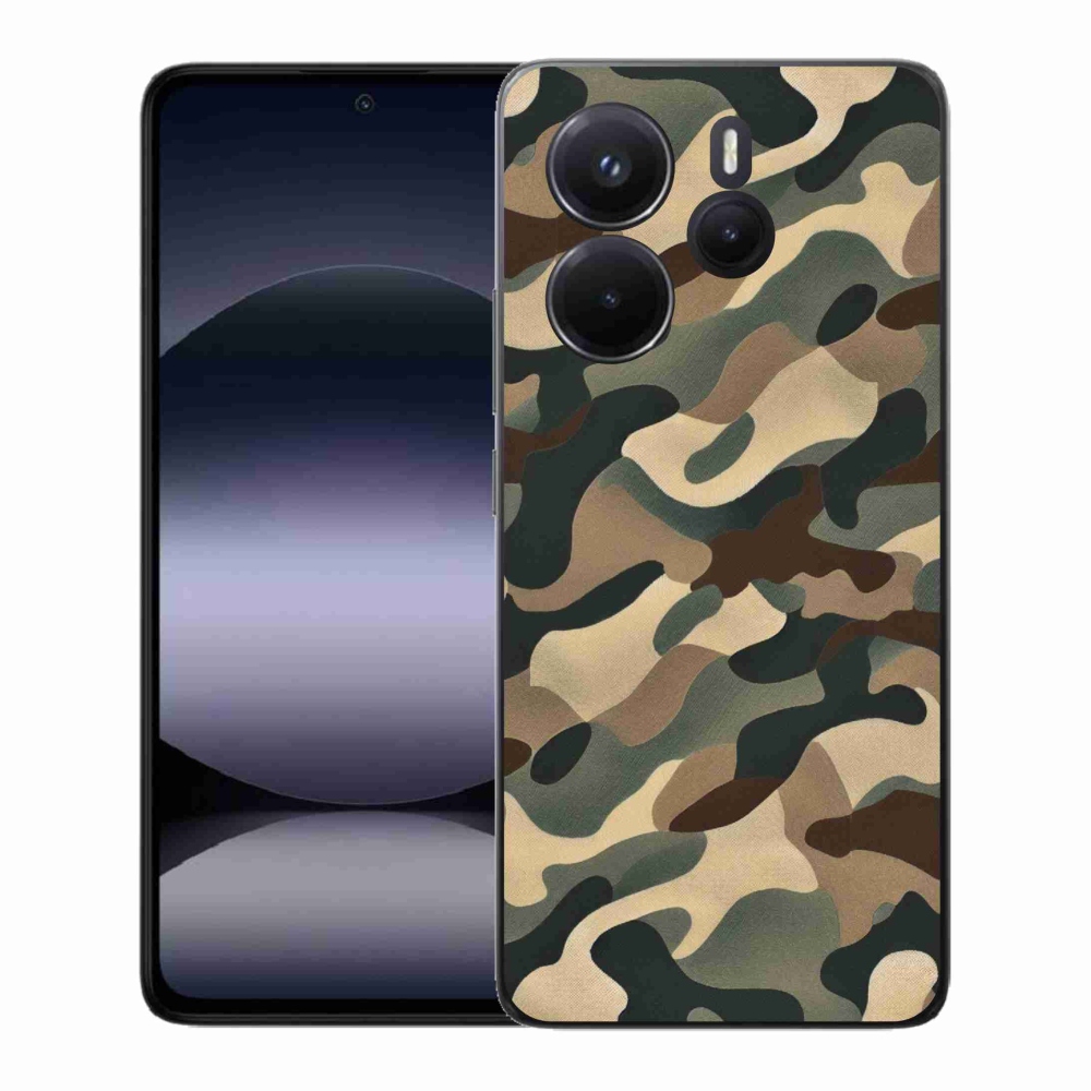 Gél borítás mmCase a Xiaomi Redmi Note 14-hez - terepszínű minta 11