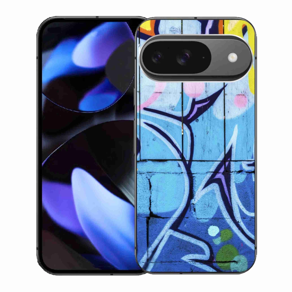 Zselés borítás mmCase a Google Pixel 9/9 Pro készülékhez - graffiti