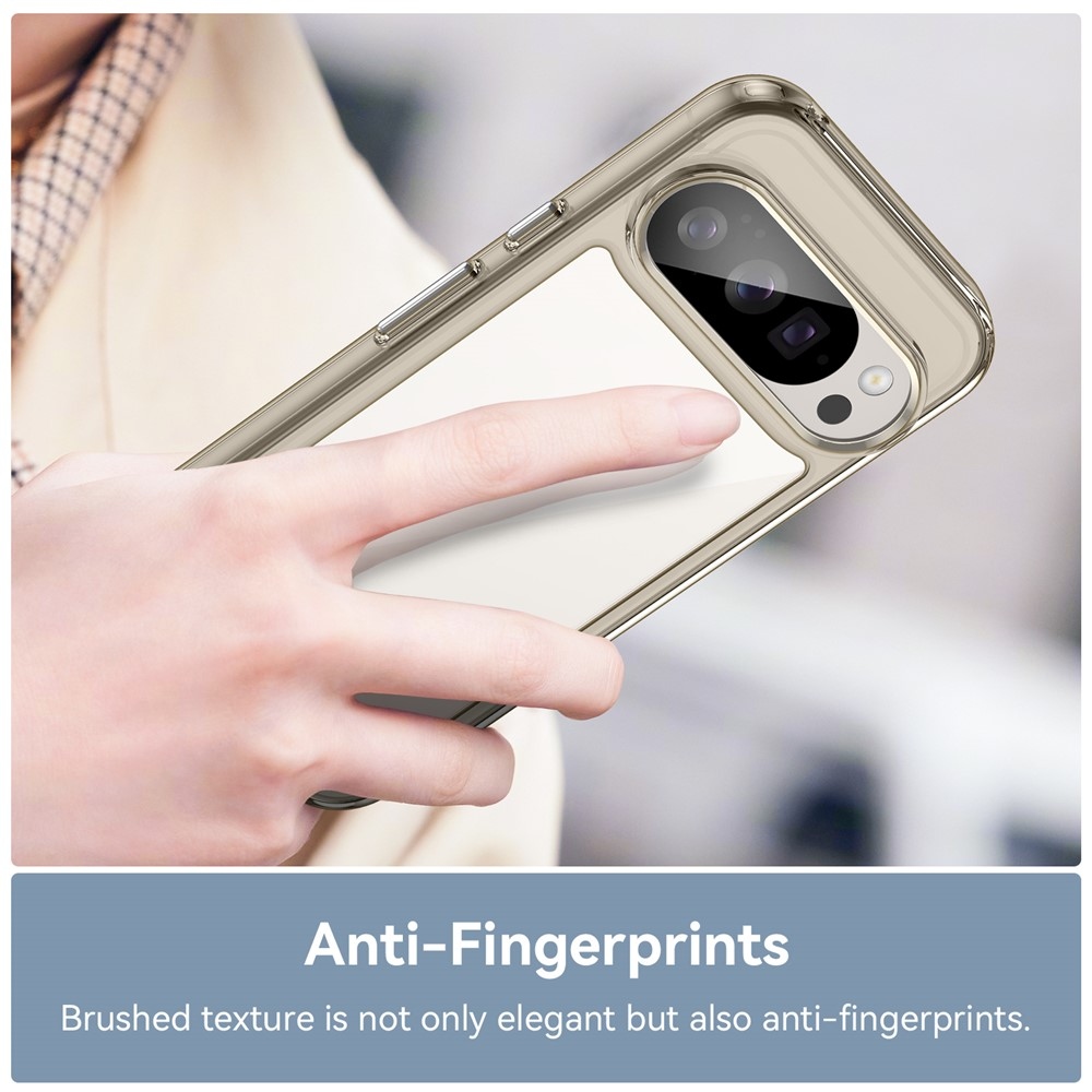 Gél tok fix hátlappal a Google Pixel 10 Pro/Pixel 10 készülékhez - szürke