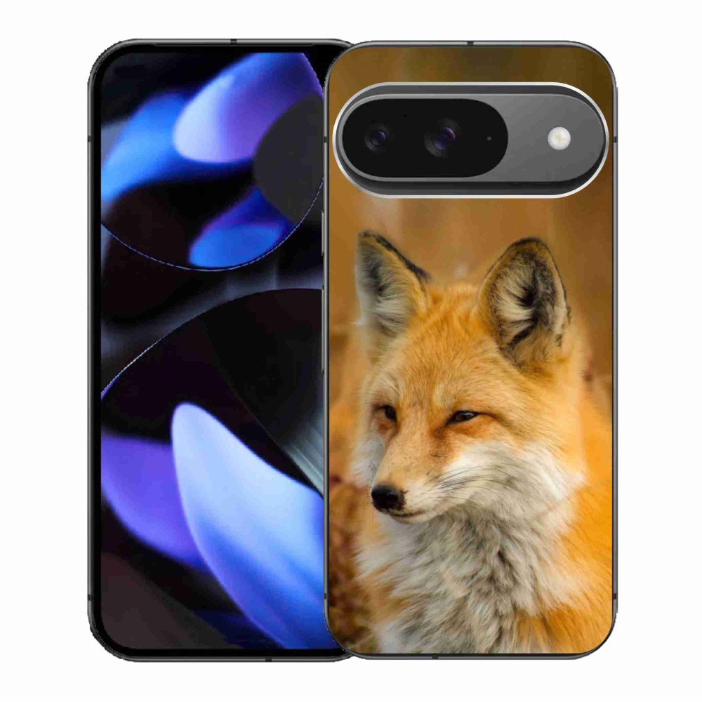 Zselés borítás mmCase a Google Pixel 9/9 Pro készülékhez - róka