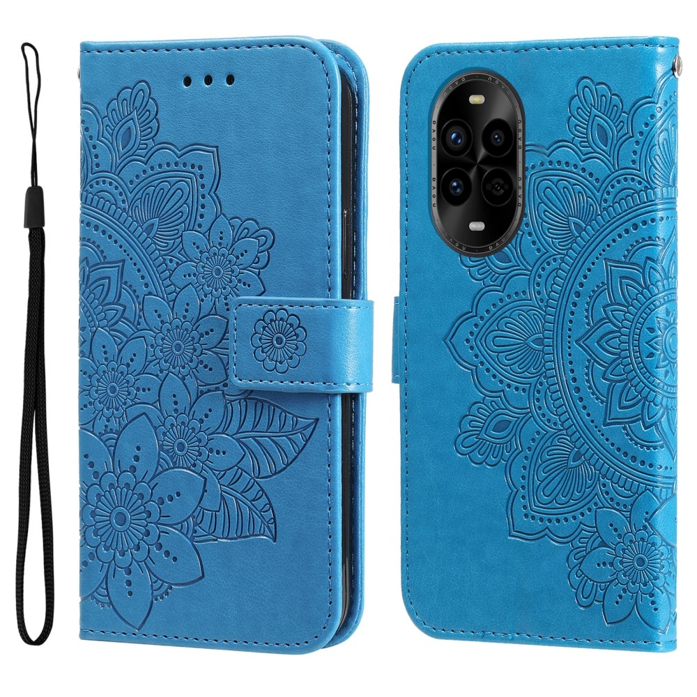 Mandala könyv tok a Huawei Nova 13 Pro 5G számára - kék