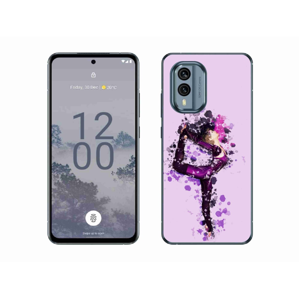 Zselés borítás mmCase a Nokia X30 5G készülékhez - balerina