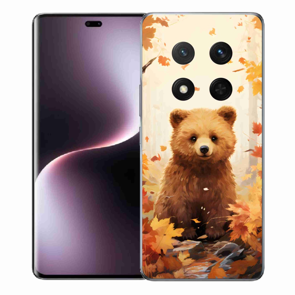 Gél borítás mmCase a Honor Magic 7 Lite 5G számára - medve az erdőben