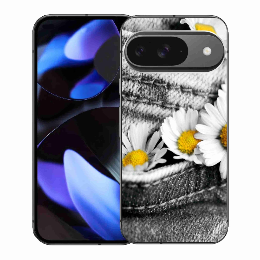 Gél tok mmCase a Google Pixel 9/9 Pro készülékhez - százszorszépek