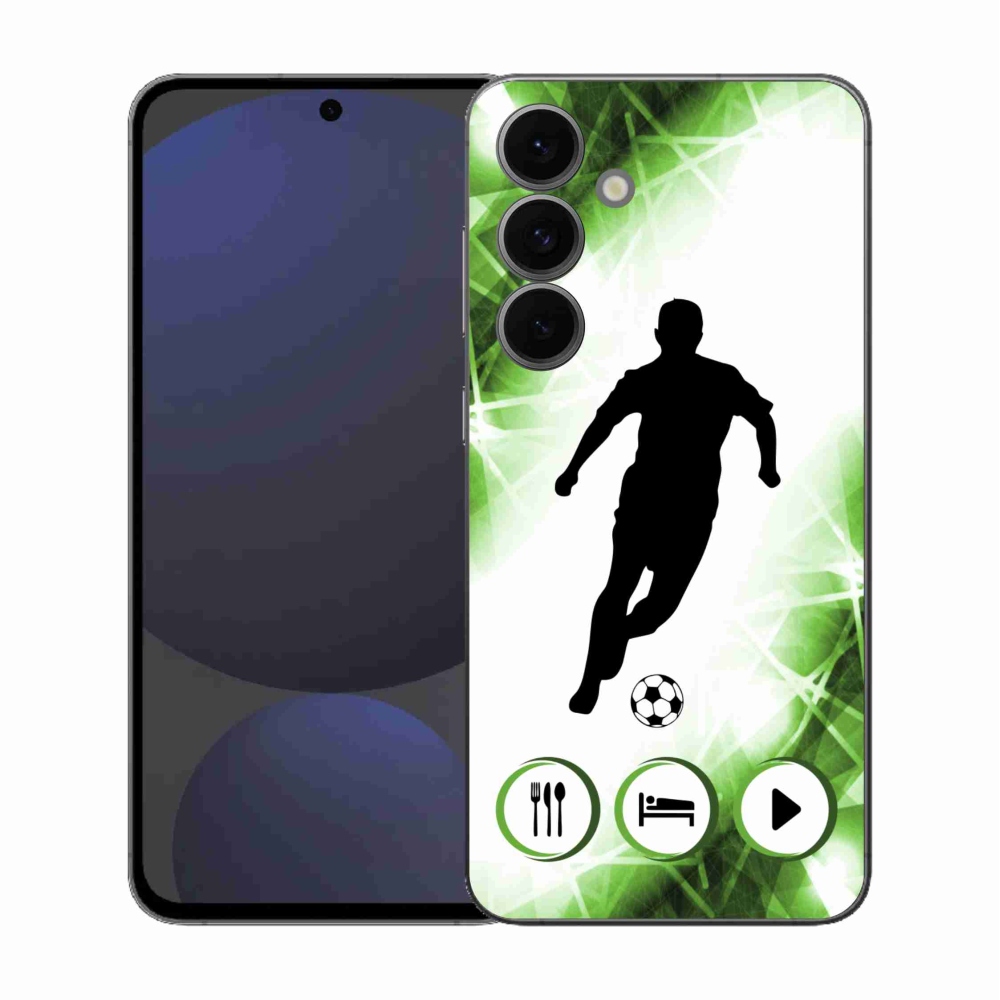 Zselés borítás mmCase Samsung Galaxy S25 FE - focista számára