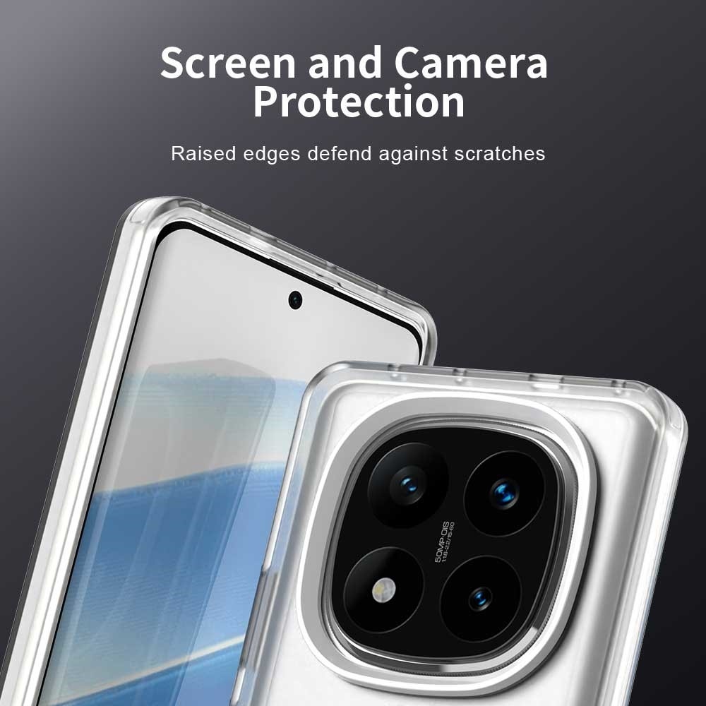 Candy zselés tok MagSafe-val a Xiaomi Redmi Note 14 Pro-ra - fehér