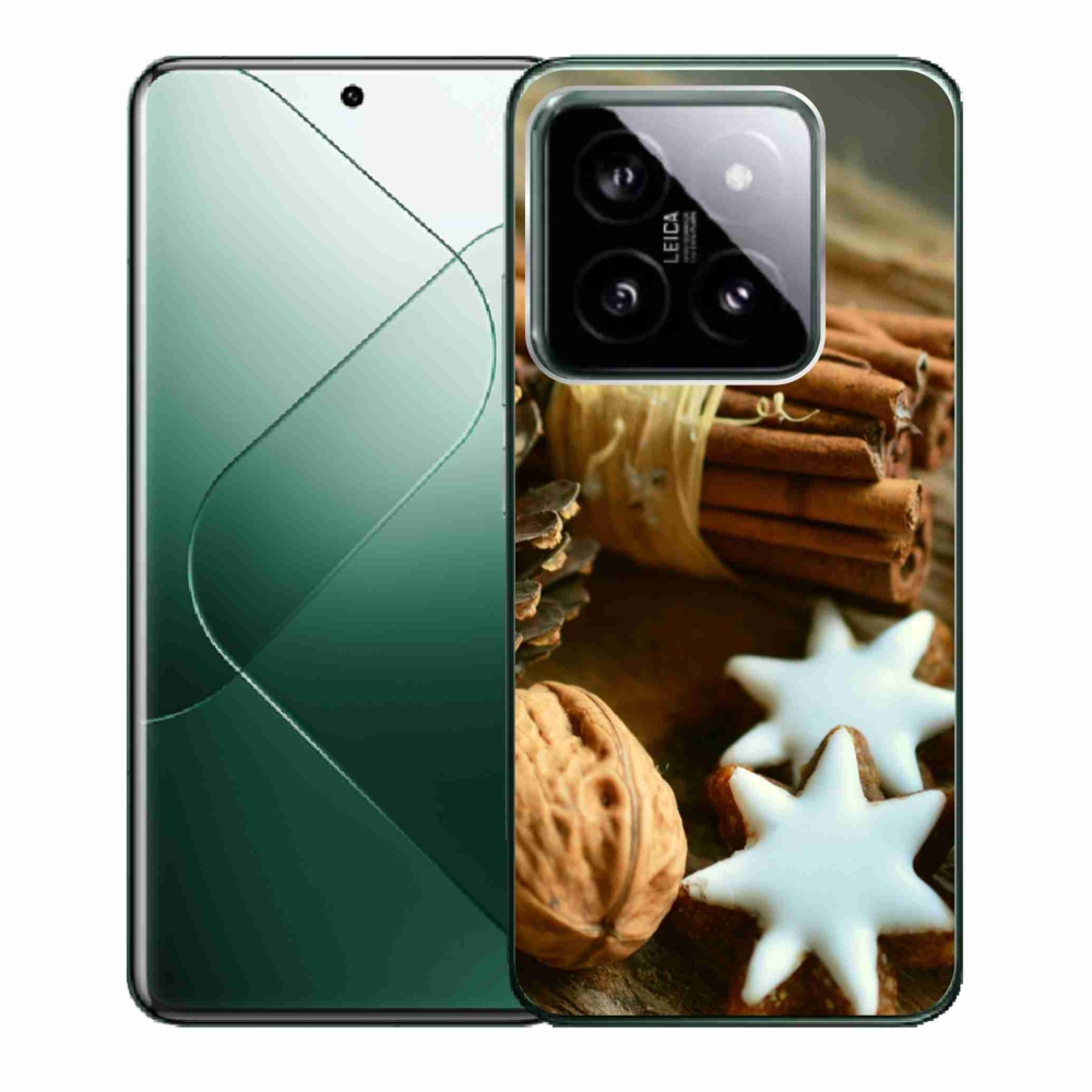 Gél borító mmCase a Xiaomi 14-hez - fahéj és mézeskalács