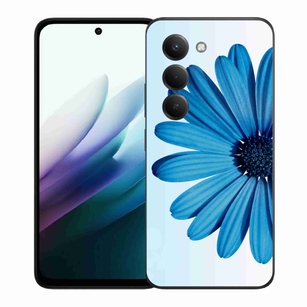 Gél védőburkolat mmCase a Xiaomi Redmi 15 4G/5G (171mm) - kék margaréta