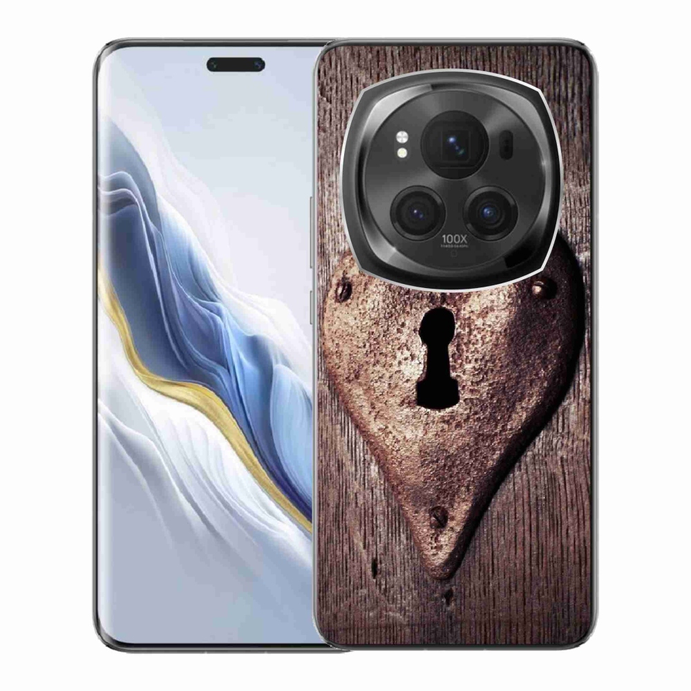 Zselés borítás mmCase a Honor Magic 6 Pro 5G készülékhez - szív alakú zár