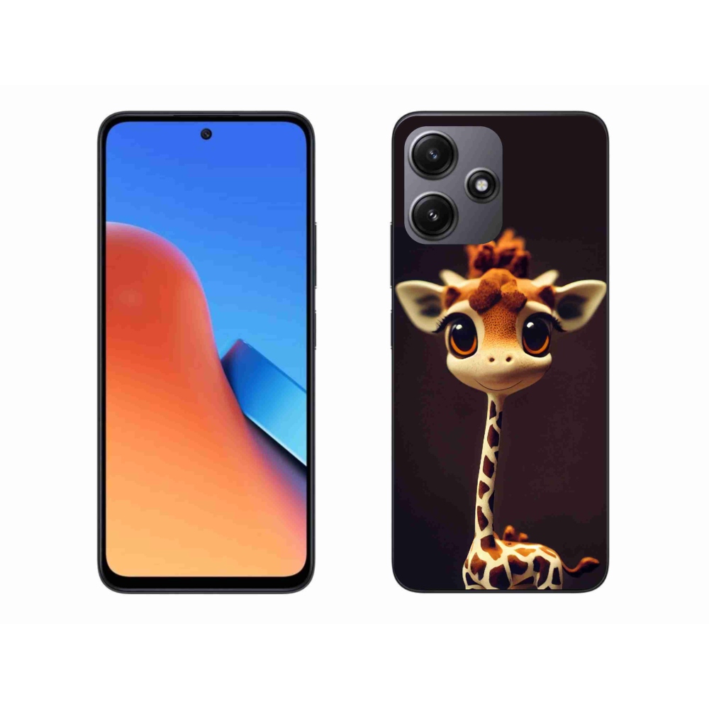 Gél borítás mmCase a Xiaomi Redmi 12 5G-hez - kis zsiráf