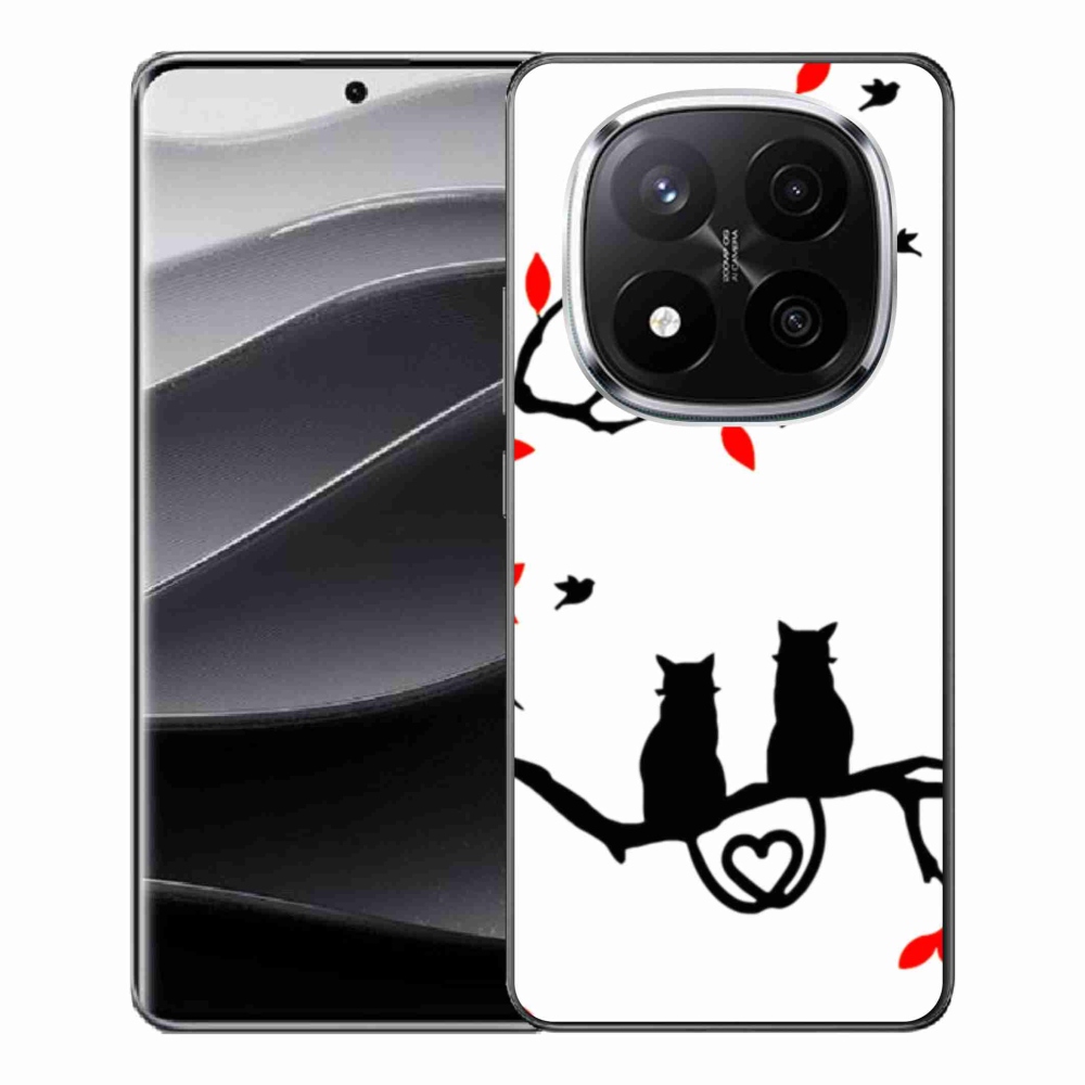 Gél borítás mmCase a Xiaomi Redmi Note 14 Pro+ 5G számára - macska szeretet