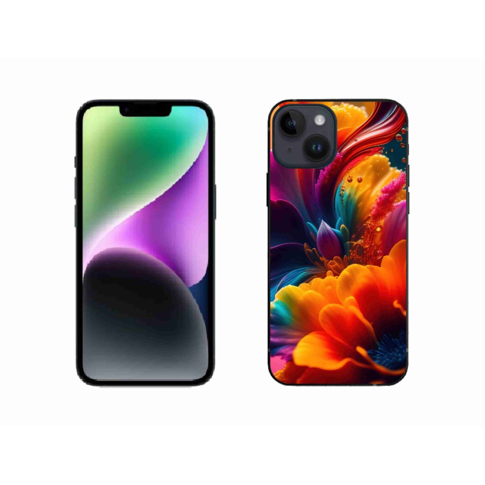 Zselés borítás mmCase iPhone 14 készülékhez - absztrakt motívum 2