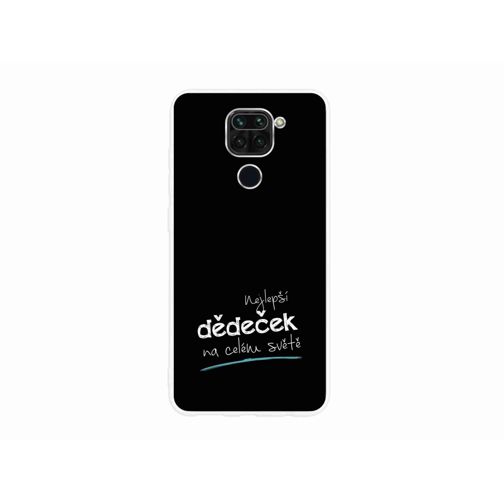 Gél borító mmCase a Xiaomi Redmi Note 9 - a legjobb nagypapa 3 fekete háttérrel