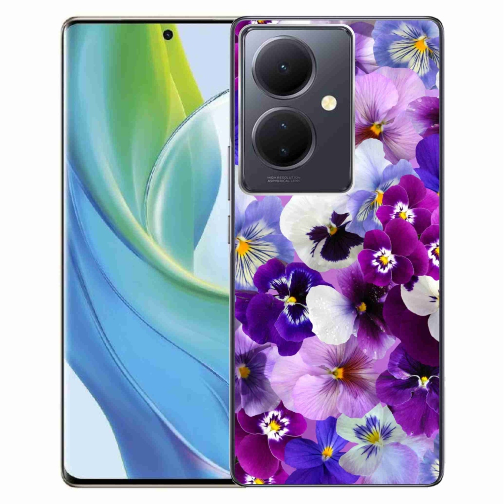 Gél borító mmCase a Vivo V29 Lite 5G készülékhez - virágok 9