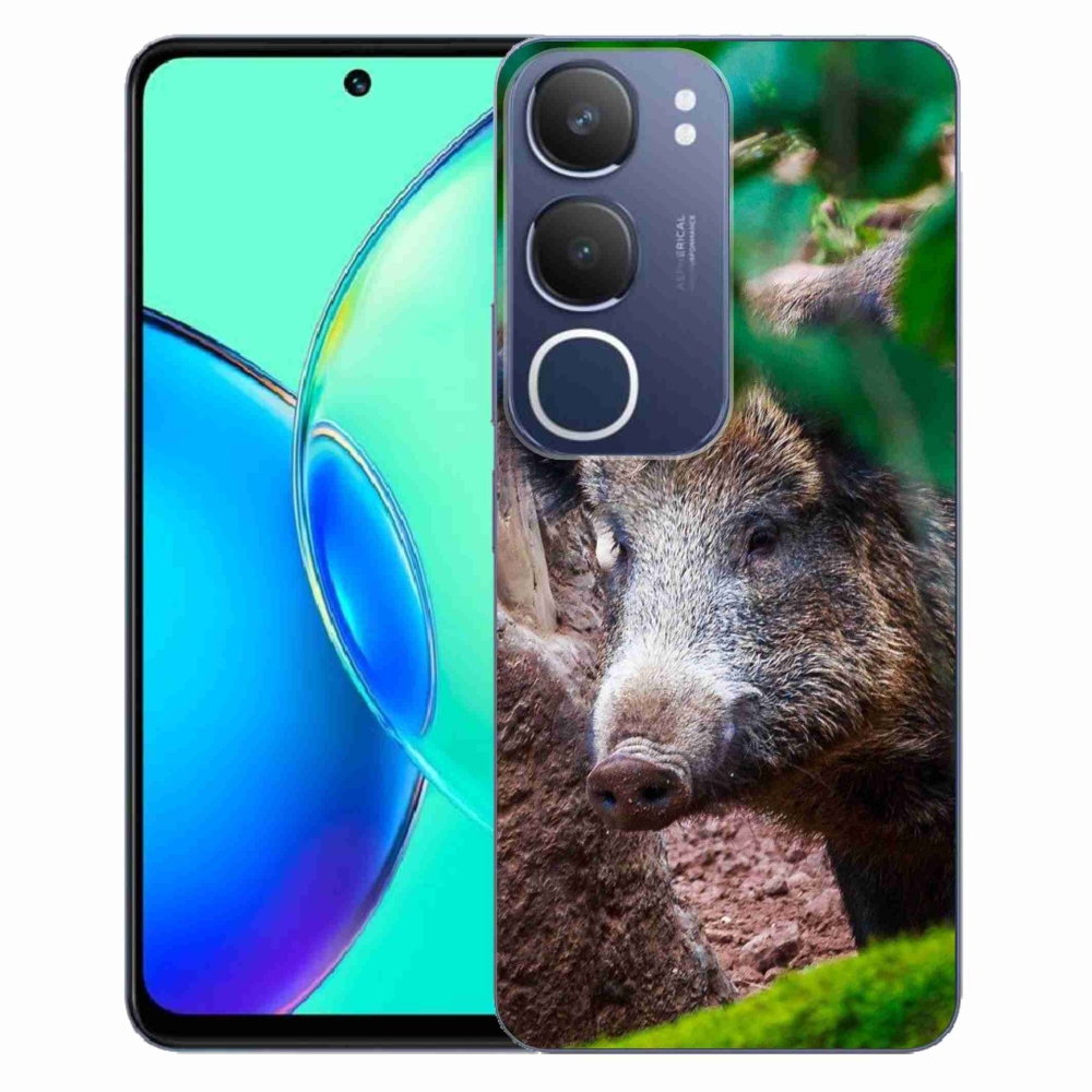 Zselés borítás mmCase Vivo Y19s készülékhez - vaddisznó