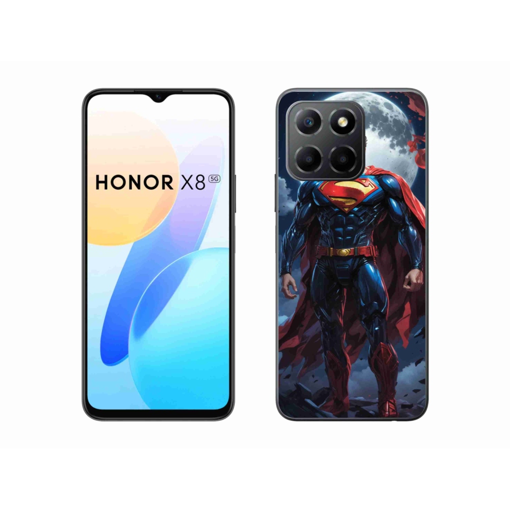 Zselés borítás mmCase a Honor X8 5G számára - superman