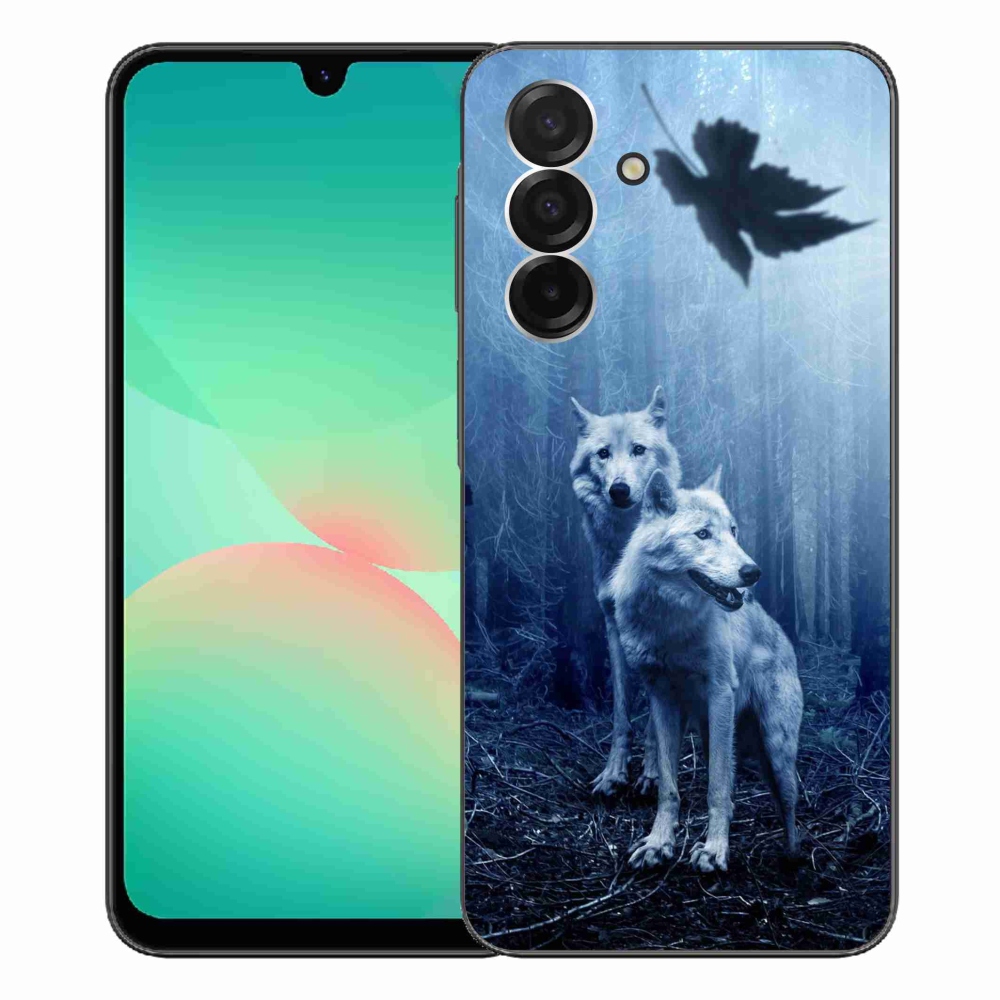 Zselés borítás mmCase Samsung Galaxy A26 5G - farkasok az erdőben