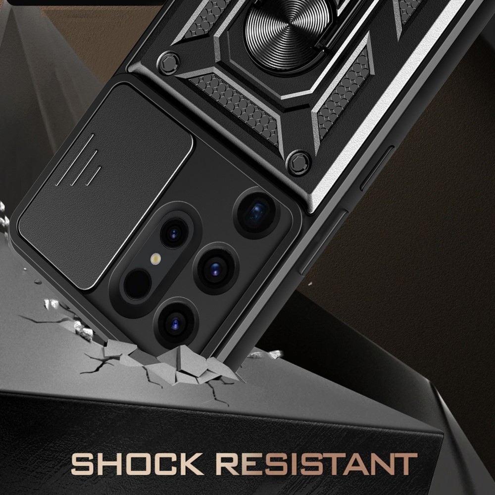 Csúszásálló borítás Samsung Galaxy S24 Ultra készülékhez - fekete