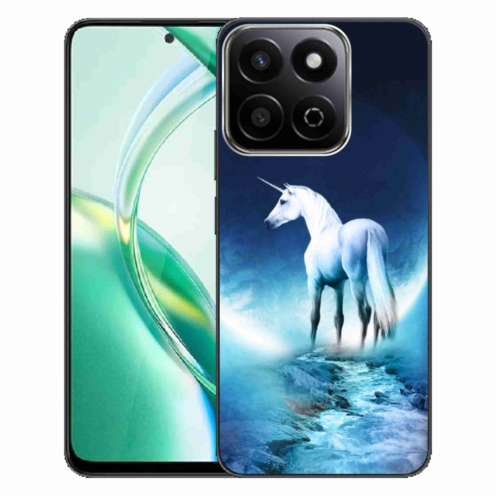 Zselés borítás mmCase a Honor 200 Smart 5G készülékhez - fehér egyszarvú