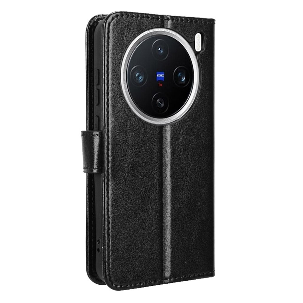 Őrült könyv tok a Vivo X200 5G-hez - fekete