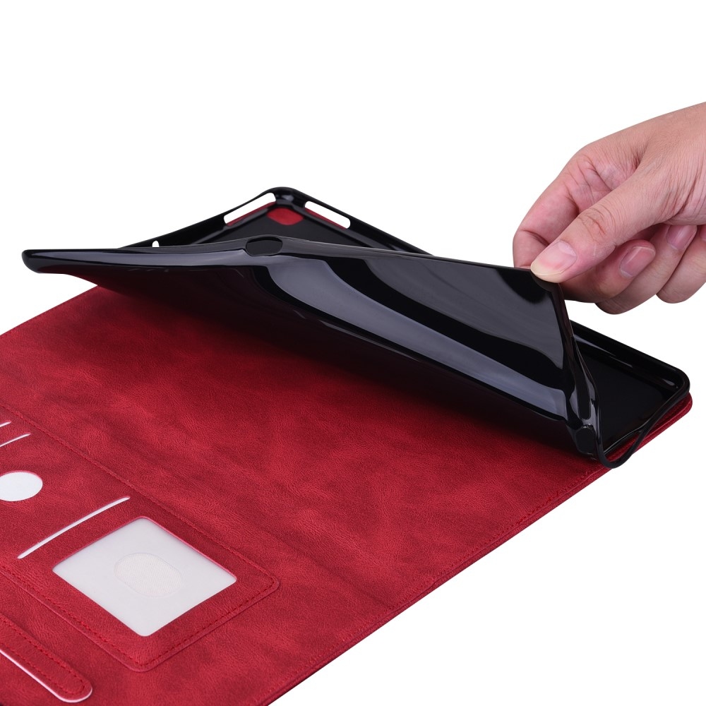 Impresszum záró tok a Lenovo Tab M10 5G-hez - piros