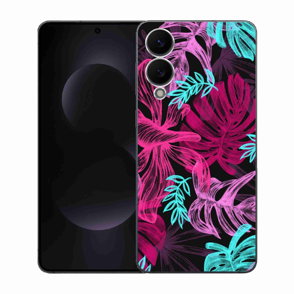 Gél borító mmCase Samsung Galaxy S25 Edge készülékhez - virágok 1