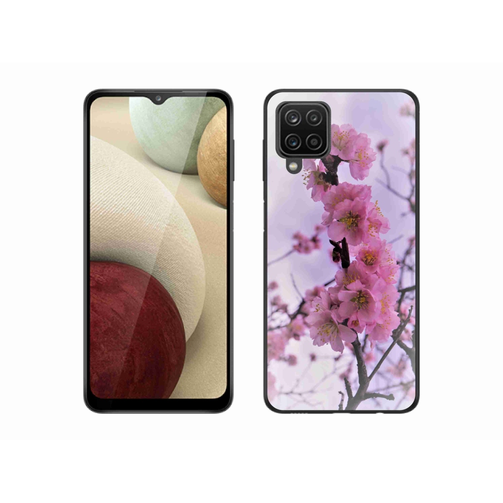 Gél borítás mmCase Samsung Galaxy A12 - virágok 7