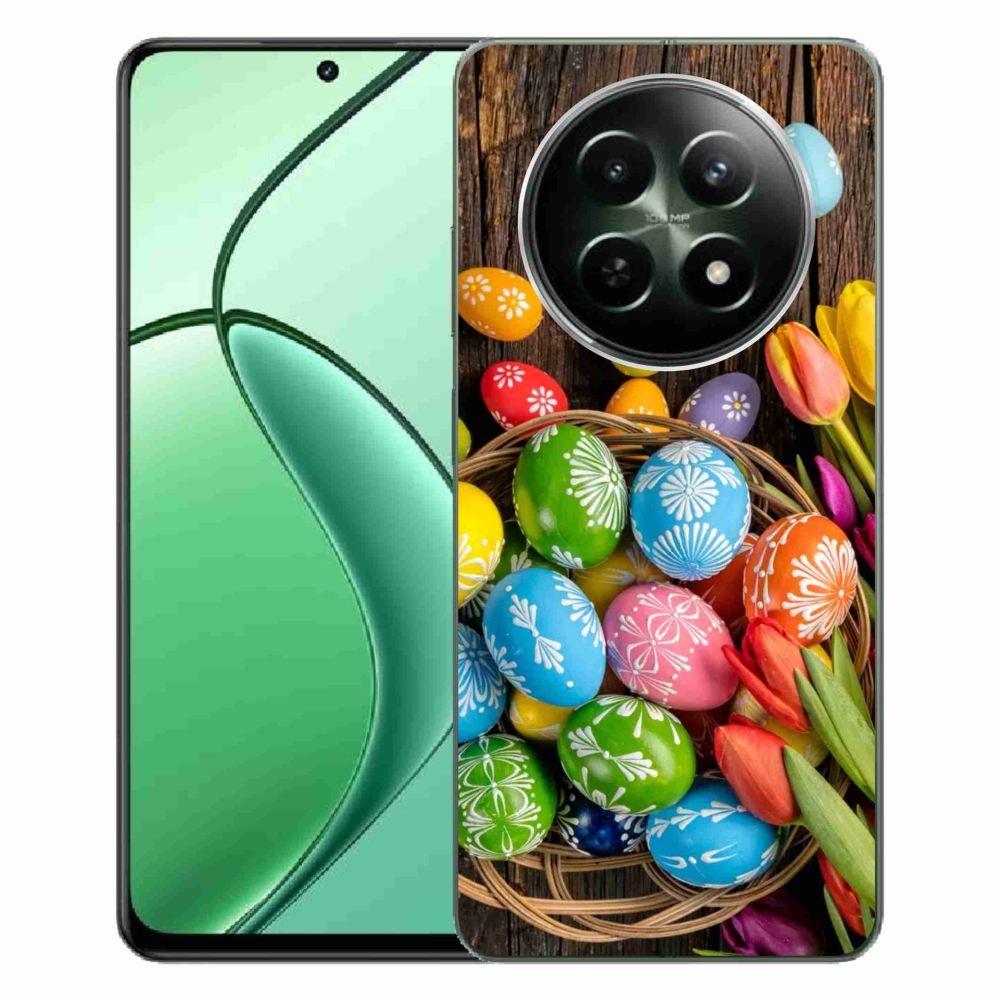 Gél borítás mmCase a Realme 12 5G/12x 5G készülékhez - Húsvéti tojás