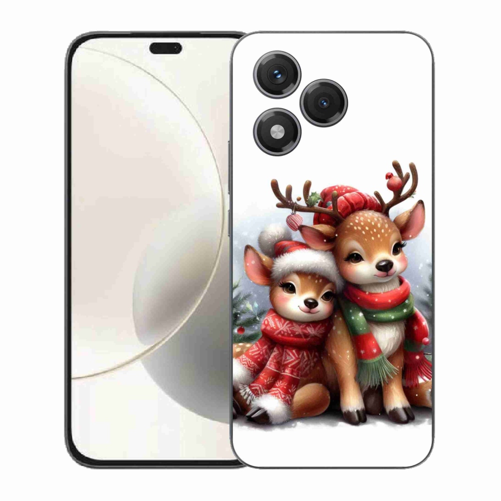 Zselés borítás mmCase a Honor 400 Lite-hoz - Karácsonyi rénszarvas
