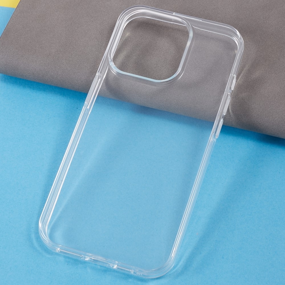 Átlátszó zselés tok iPhone 15 Pro készülékhez - átlátszó