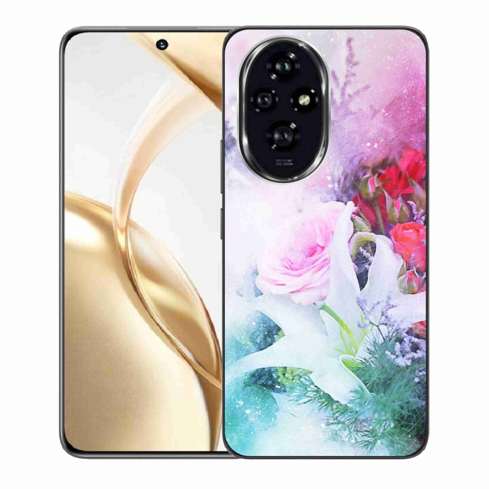 Zselés borítás mmCase a Honor 200 5G készülékhez - virág 4