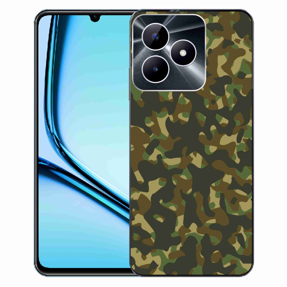 Zselés borító mmCase a Realme Note 50 készülékhez - álcázó mintázat 1