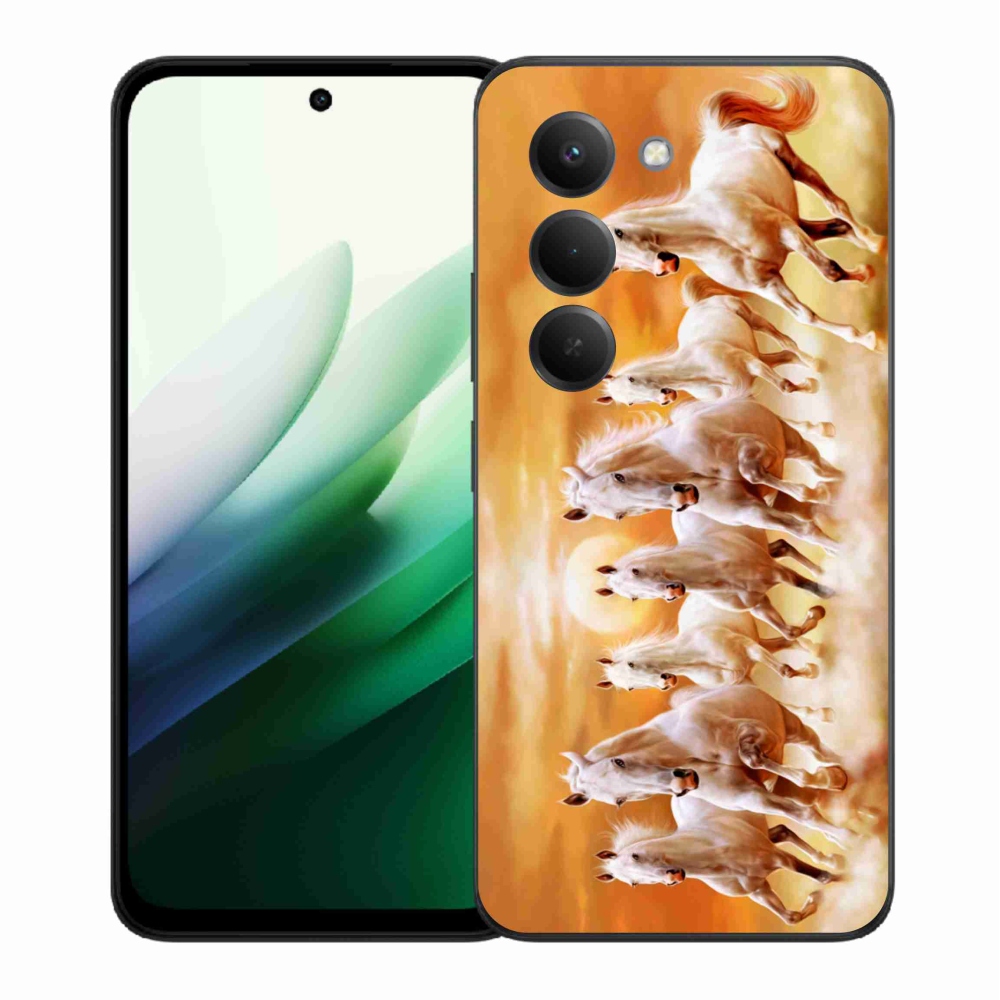 Gél borítás mmCase a Xiaomi Redmi 15 5G-hez - lovak 2