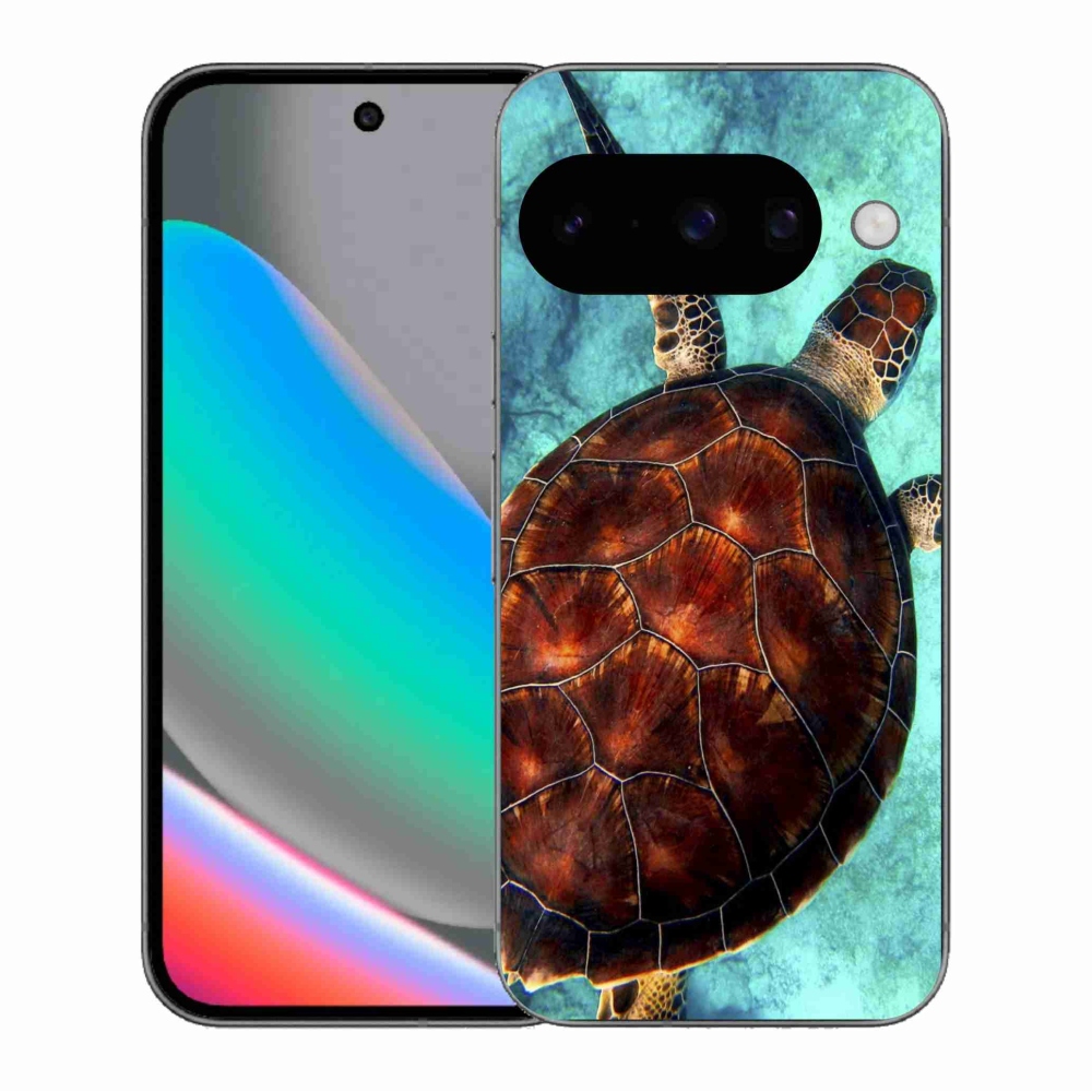 Zselés borítás mmCase a Google Pixel 10 számára - teknősbéka