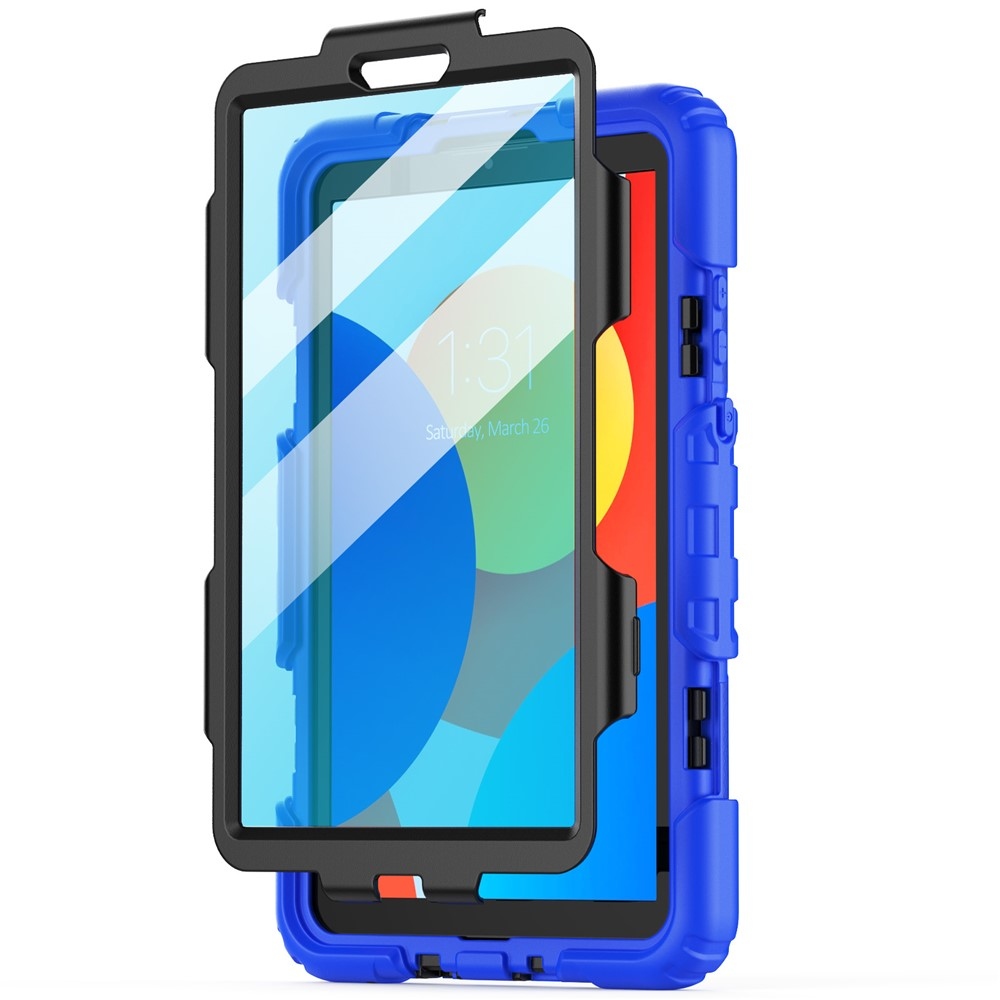 Strapabíró huzat kéztartóval és vállpánttal Xiaomi Redmi Pad SE 8.7 - sötétkék színben