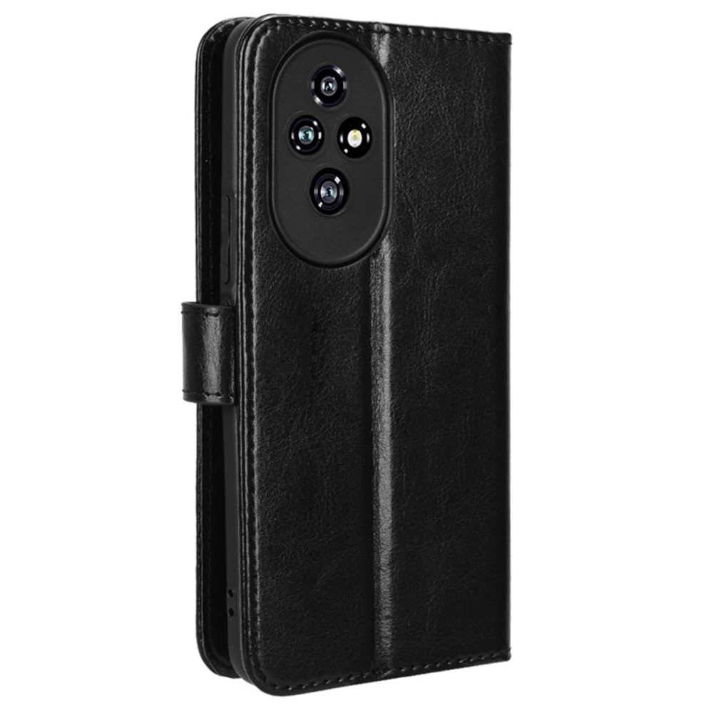 Őrült könyvtáska a Honor 200 5G-hez - fekete